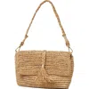 L*space Lspace Camaya Crochet Raffia Shoulder Bag In Brown