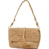 L*space Lspace Camaya Crochet Raffia Shoulder Bag In Natural