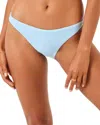 L*space Pointelle Rib Camacho Bikini Bottom In Sky Blue