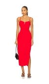L*space Cameron Midi Dress In Red