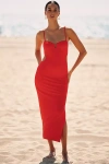 L*space Cameron Midi Dress In Red