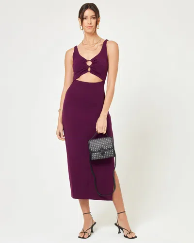 L*space Camille Dress In Burgundy
