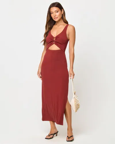 L*space Camille Dress In Dusty Fig