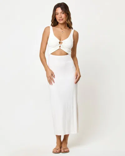 L*space Camille Dress In White