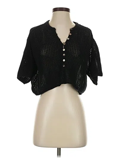 Pre-owned L*space Cardigan Sweater In Black