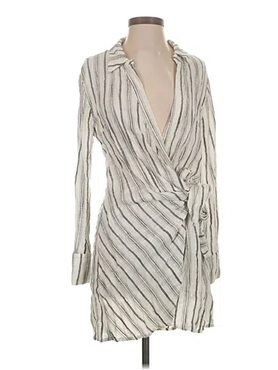 Pre-owned L*space Cardigan Sweater In Silver