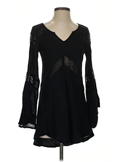 Pre-owned L*space Casual Dress In Black