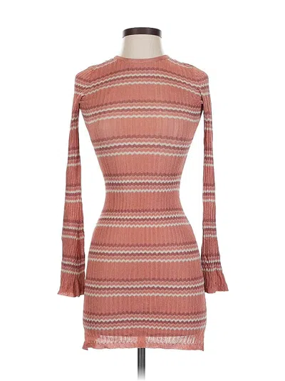 Pre-owned L*space Casual Dress In Brown