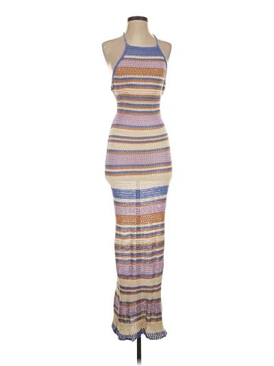 Pre-owned L*space Casual Dress In Brown