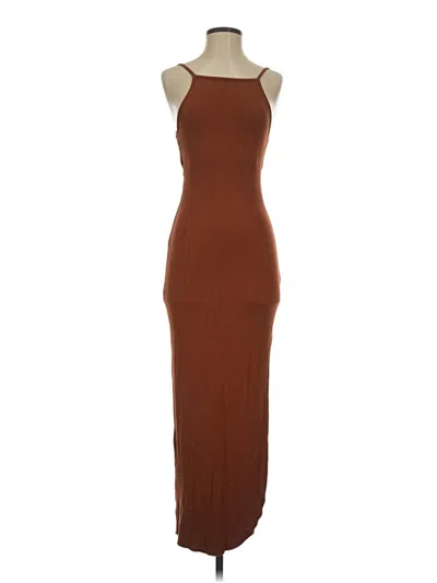 Pre-owned L*space Casual Dress In Brown