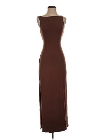 Pre-owned L*space Casual Dress In Brown