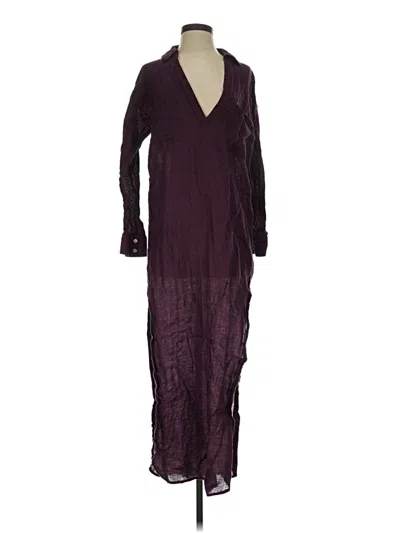 Pre-owned L*space Casual Dress In Burgundy