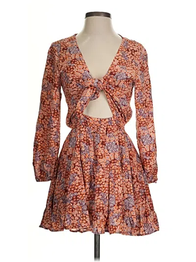 Pre-owned L*space Casual Dress In Orange