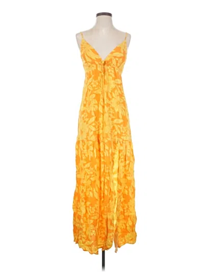 Pre-owned L*space Casual Dress In Orange