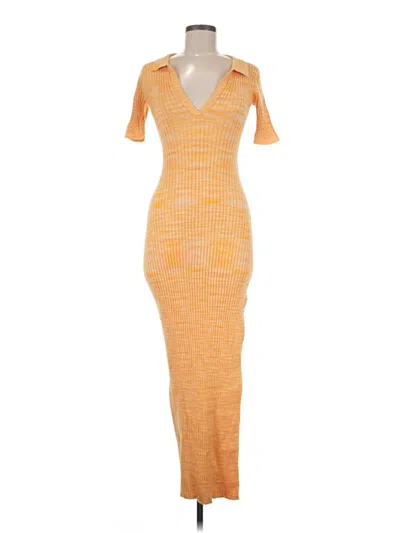 Pre-owned L*space Casual Dress In Orange