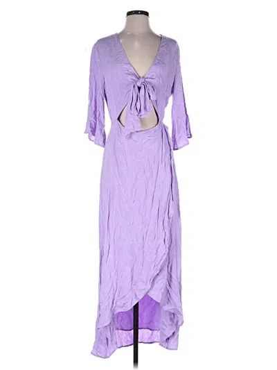 Pre-owned L*space Casual Dress In Purple
