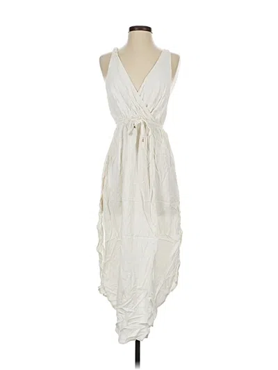 Pre-owned L*space Casual Dress In White