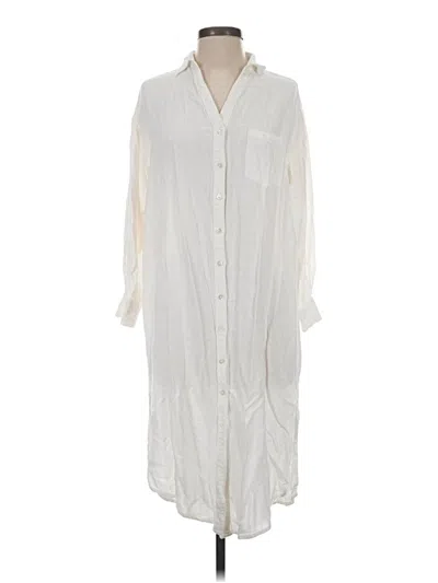 Pre-owned L*space Casual Dress In White