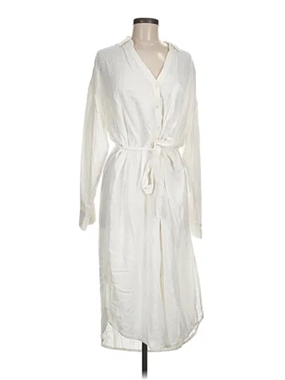 Pre-owned L*space Casual Dress In White