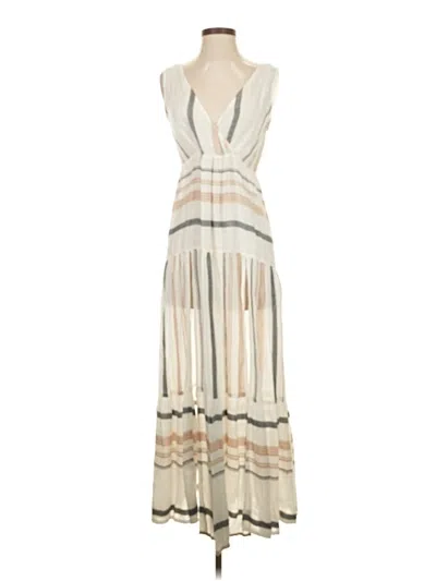 Pre-owned L*space Casual Dress In White
