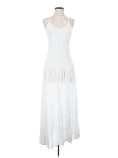 Pre-owned L*space Casual Dress In White