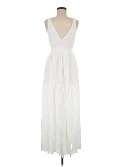 Pre-owned L*space Casual Dress In White