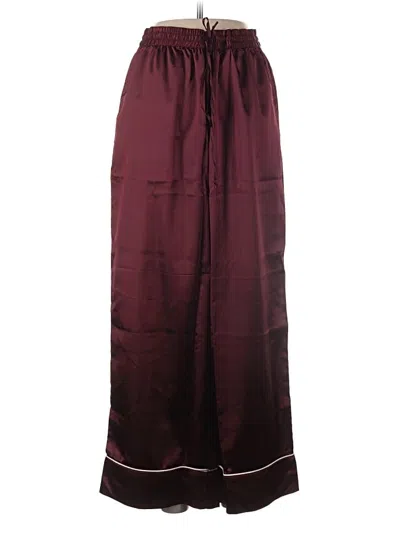 Pre-owned L*space Casual Pants In Burgundy