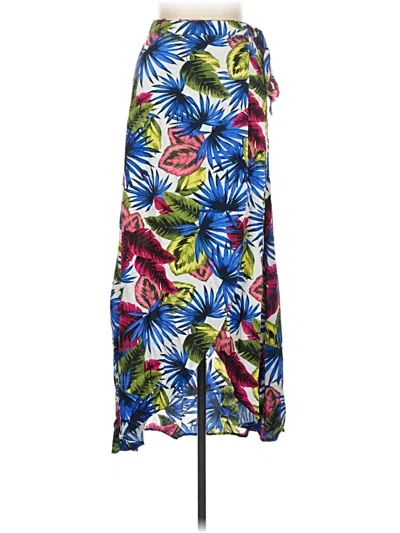 Pre-owned L*space Casual Skirt In Burgundy