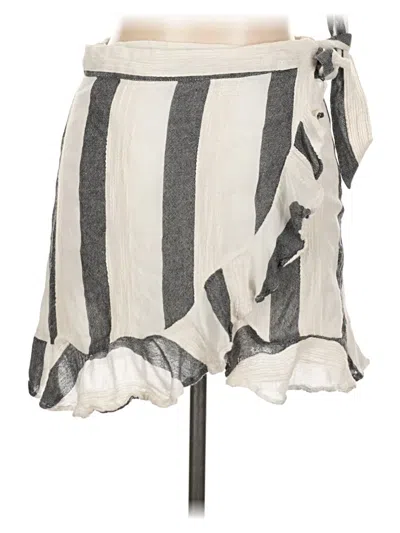 Pre-owned L*space Casual Skirt In Gray