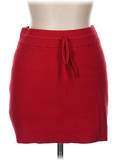 Pre-owned L*space Casual Skirt In Red
