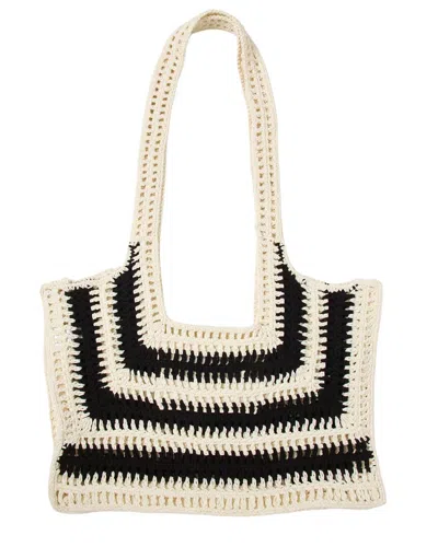 L*space Caylin Crochet Tote In White
