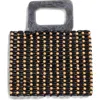 L*space Lspace Chiado Wooden Bead Bag In Black