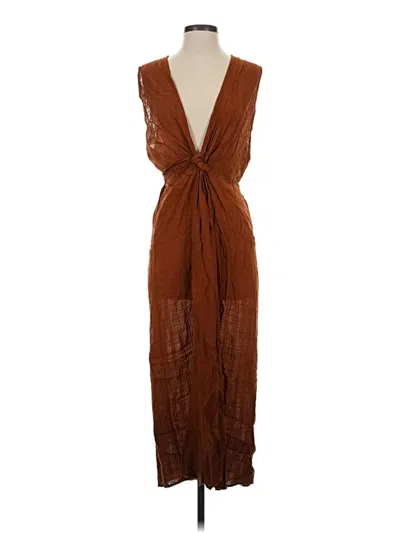 Pre-owned L*space Cocktail Dress In Brown