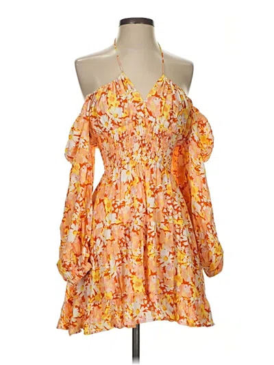 Pre-owned L*space Cocktail Dress In Orange