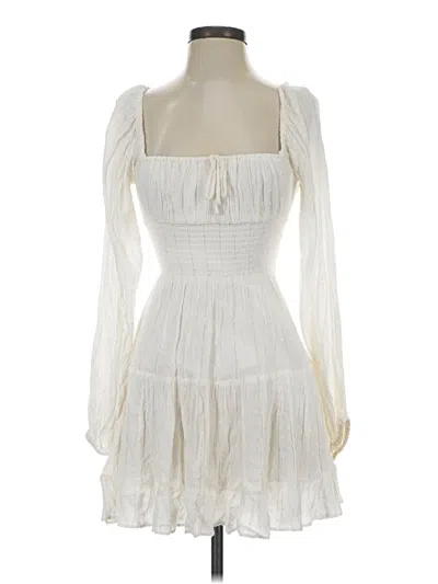 Pre-owned L*space Cocktail Dress In White