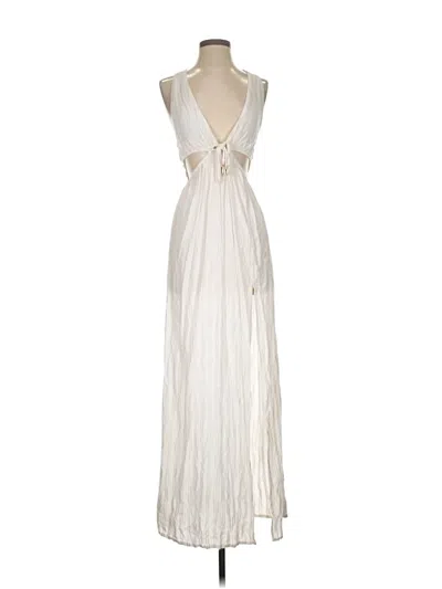 Pre-owned L*space Cocktail Dress In White