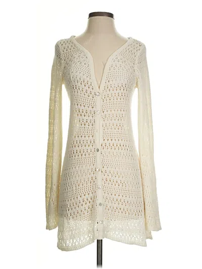 Pre-owned L*space Cocktail Dress In White