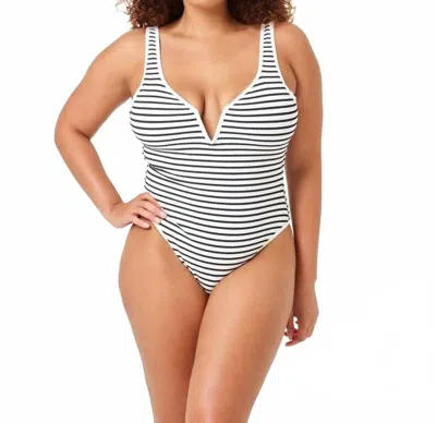 L*space Coco One Piece In Sail Along Stripe In Multi