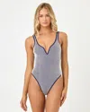 L*space Lspace Coco Stripe One-piece Swimsuit In Multi