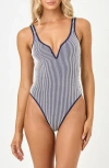 L*space Lspace Coco Stripe One-piece Swimsuit In Multi