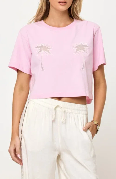 L*space Lspace Core Cover-up T-shirt In Pink