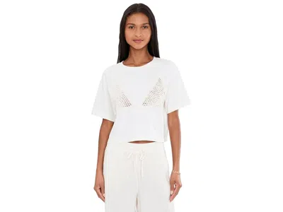 L*space Core Top Women's Clothing Cream/natural: Md (us 6-8) In White