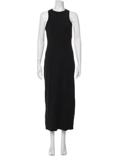 Pre-owned L*space Crew Neck Long Dress In Blue