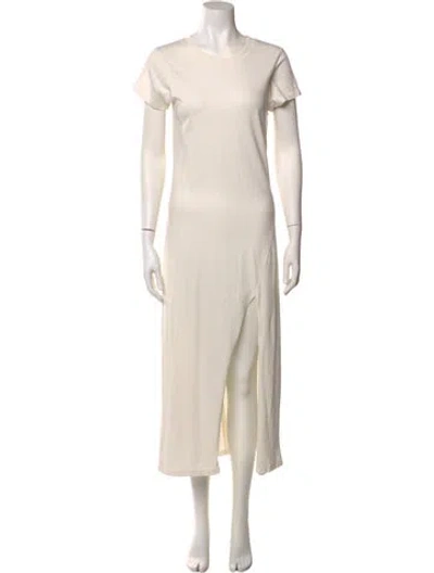 Pre-owned L*space Crew Neck Long Dress W/ Tags In Neutral