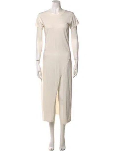 Pre-owned L*space Crew Neck Long Dress W/ Tags In Neutral