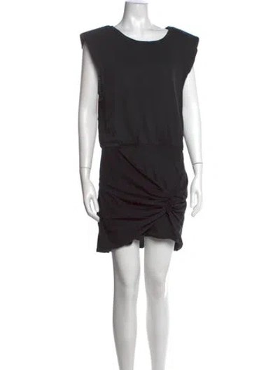 Pre-owned L*space Crew Neck Mini Dress In Black