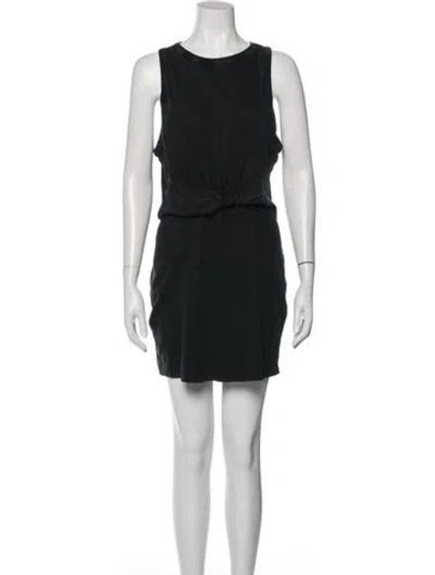 Pre-owned L*space Crew Neck Mini Dress W/ Tags In Black