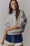 L*space Crush High-neck Sweatshirt In Gray