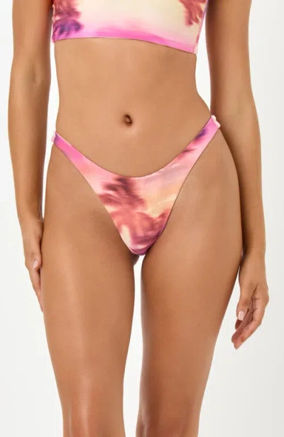 L*space Lspace Damian Reversible Bikini Bottoms In Pink