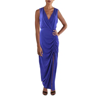 L*space Darcy Womens Ruched Tencel Midi Dress